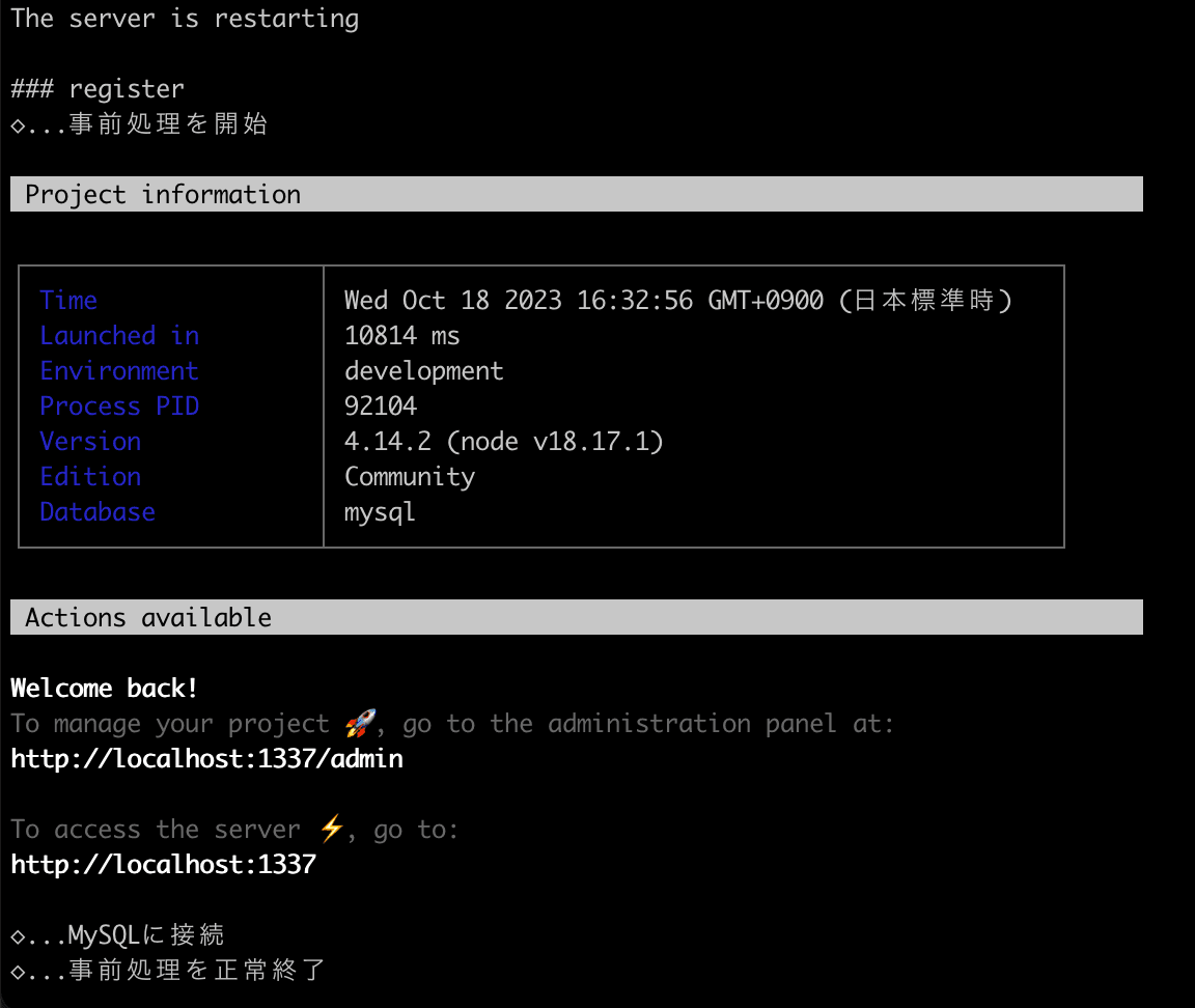 無事indexが貼られた